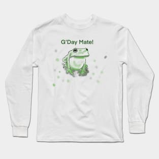 Gday mate frog Long Sleeve T-Shirt